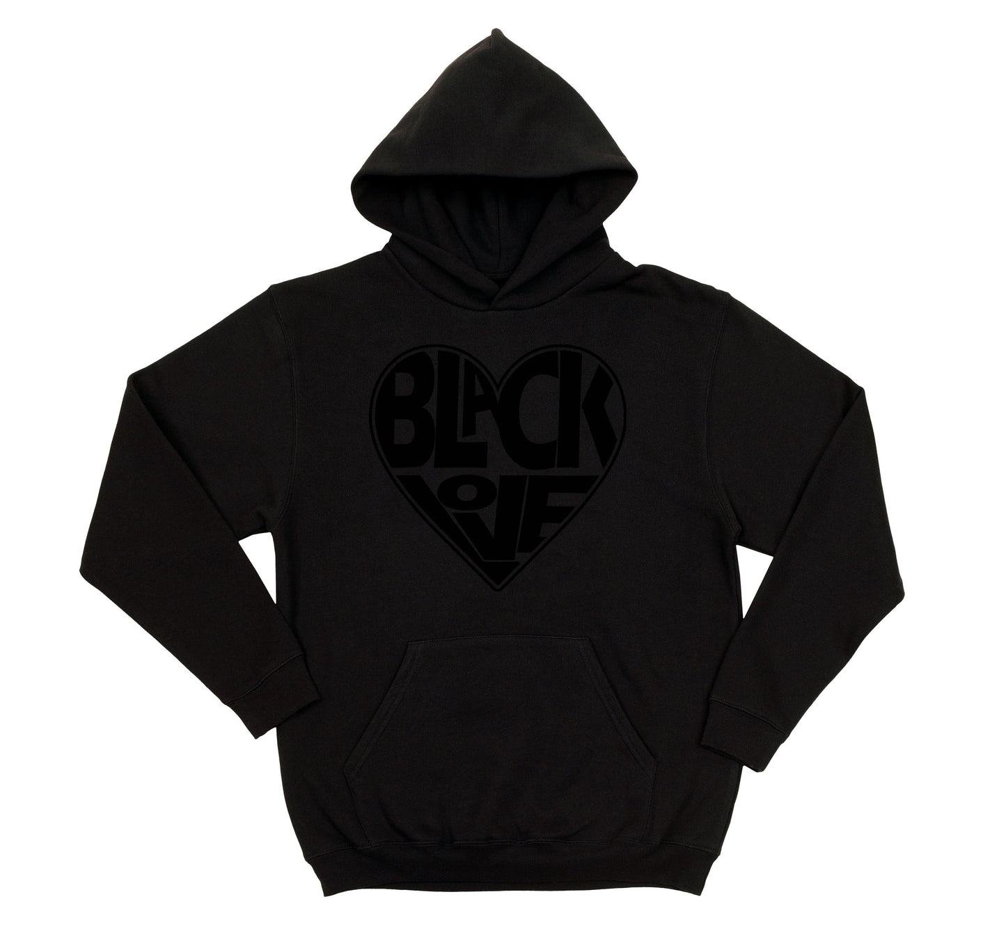 Blackout Black Love Hoodie