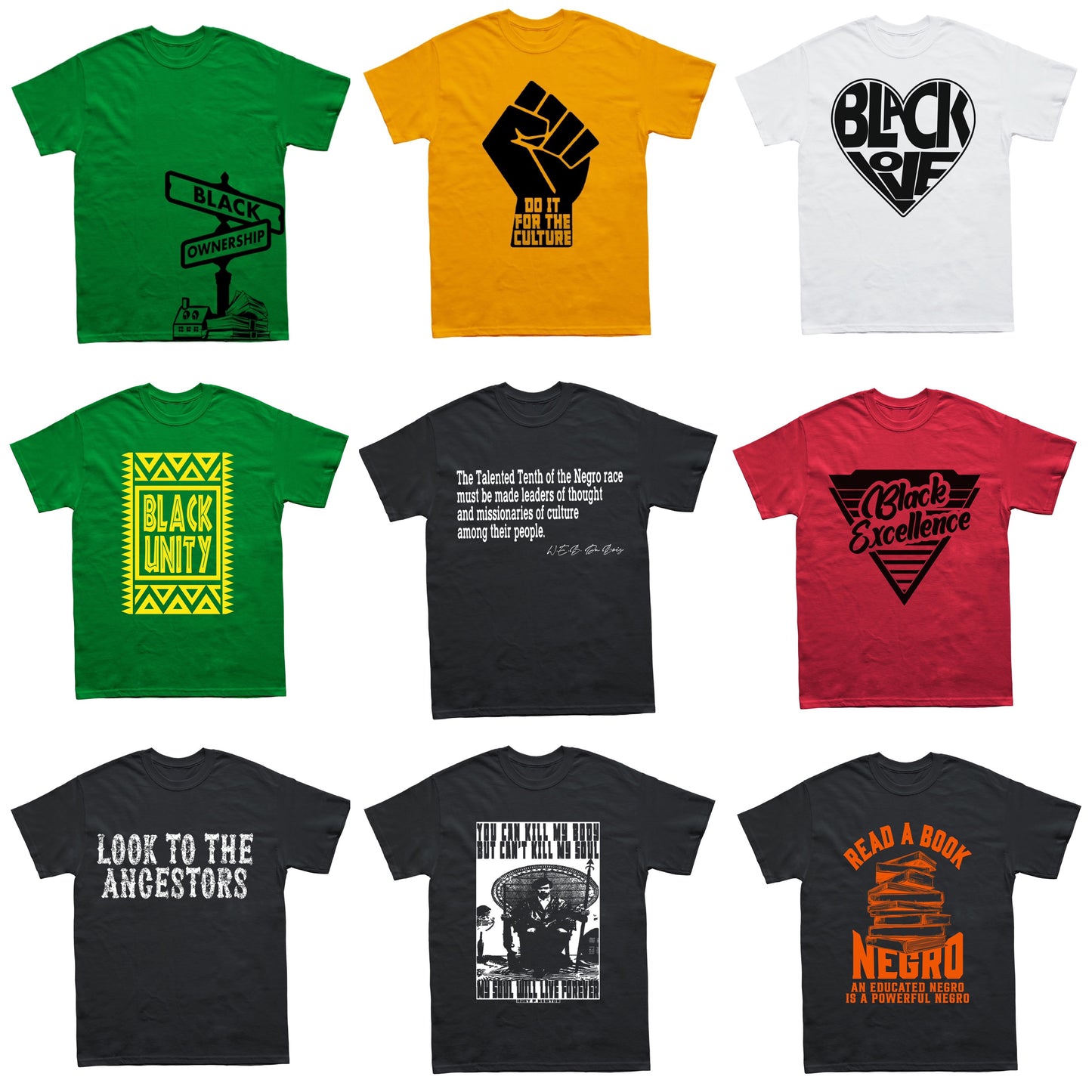 50 Black10 Shirts