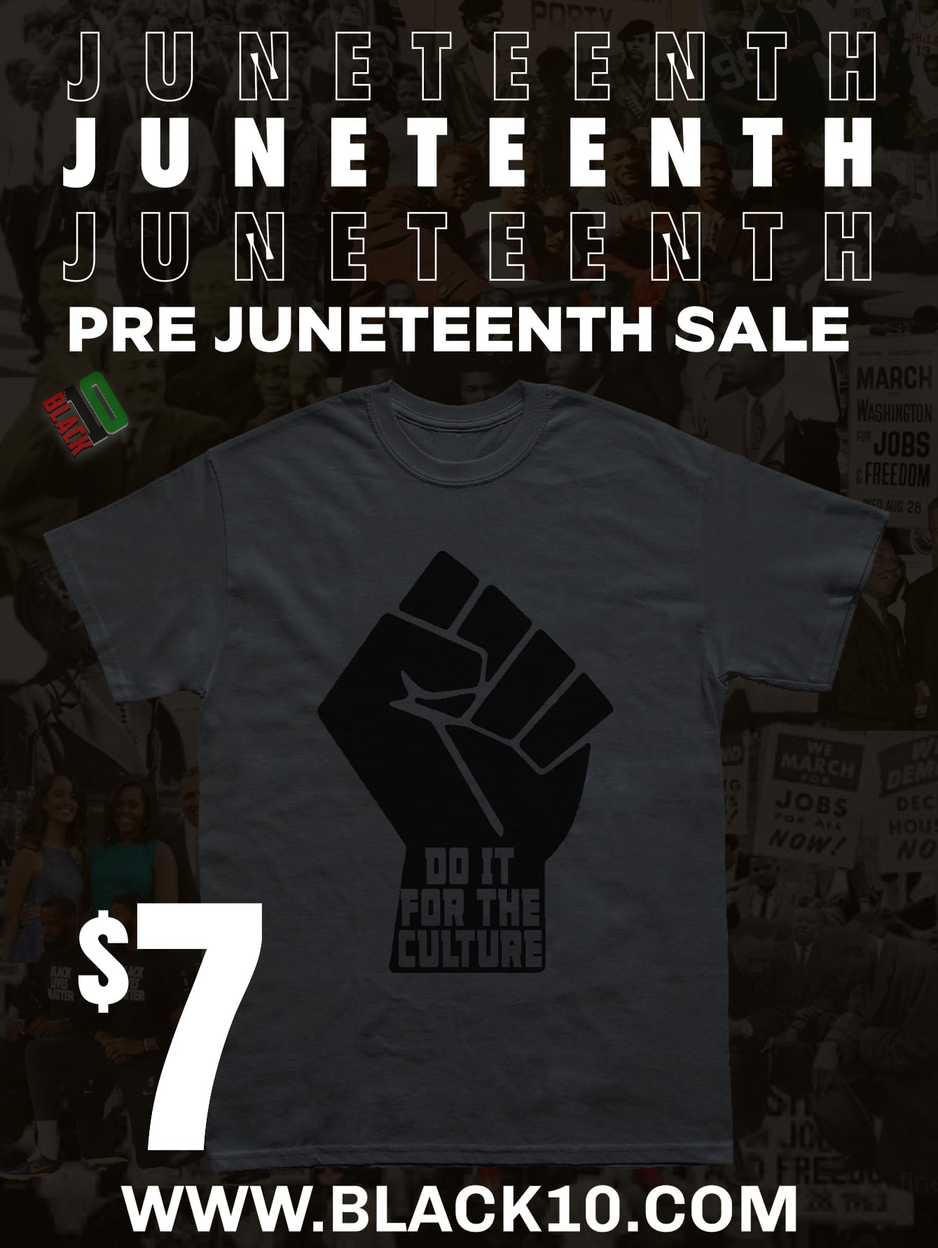 $7 Do It For The Culture Shirt