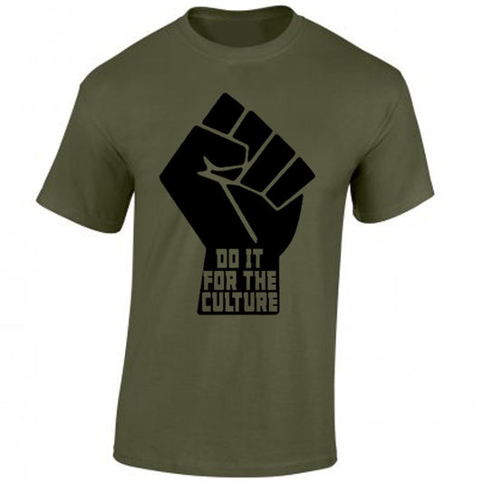 do it for the culture t-shirt. with black power fist.