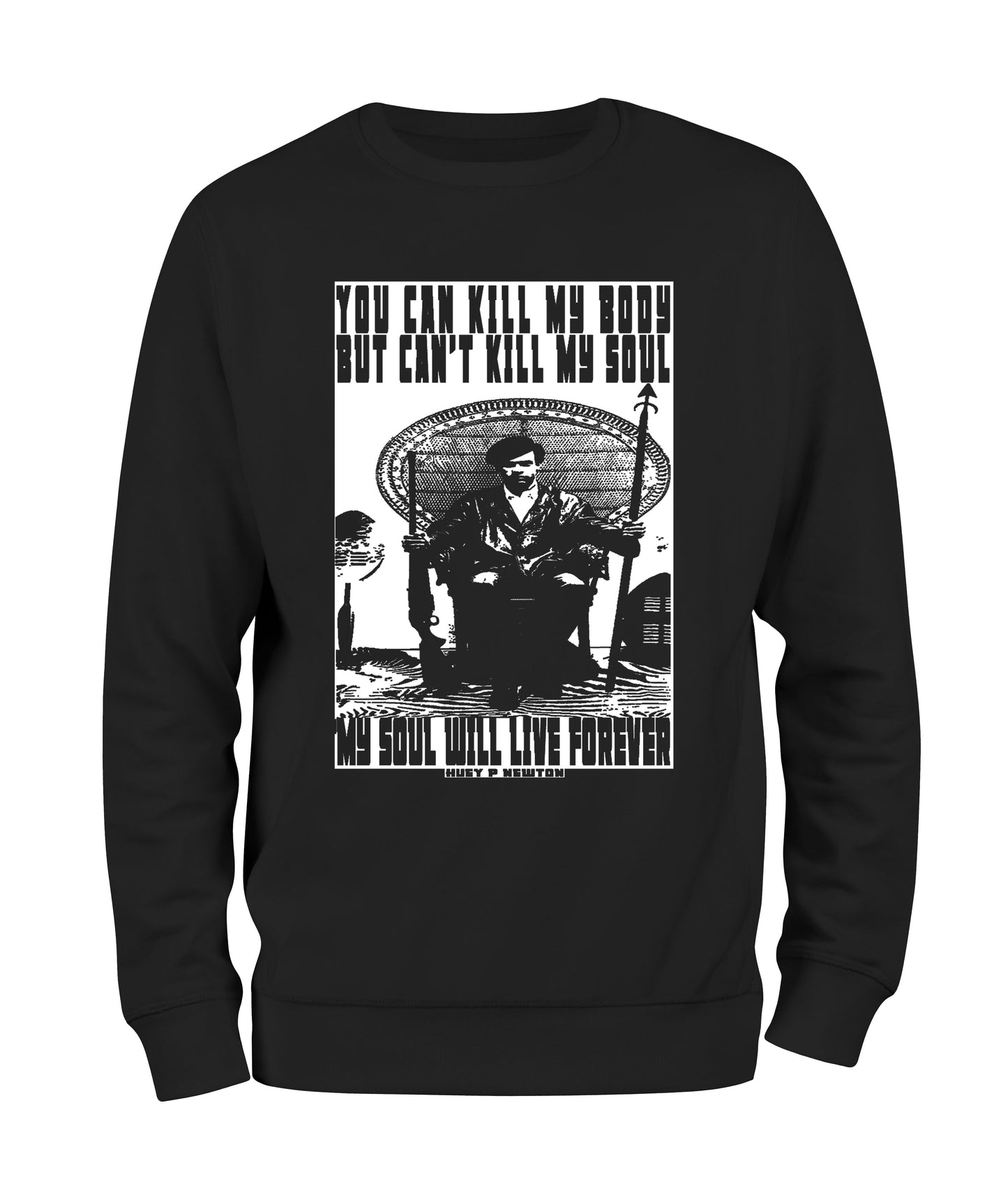 Huey Newton Sweatshirt - Black10.com