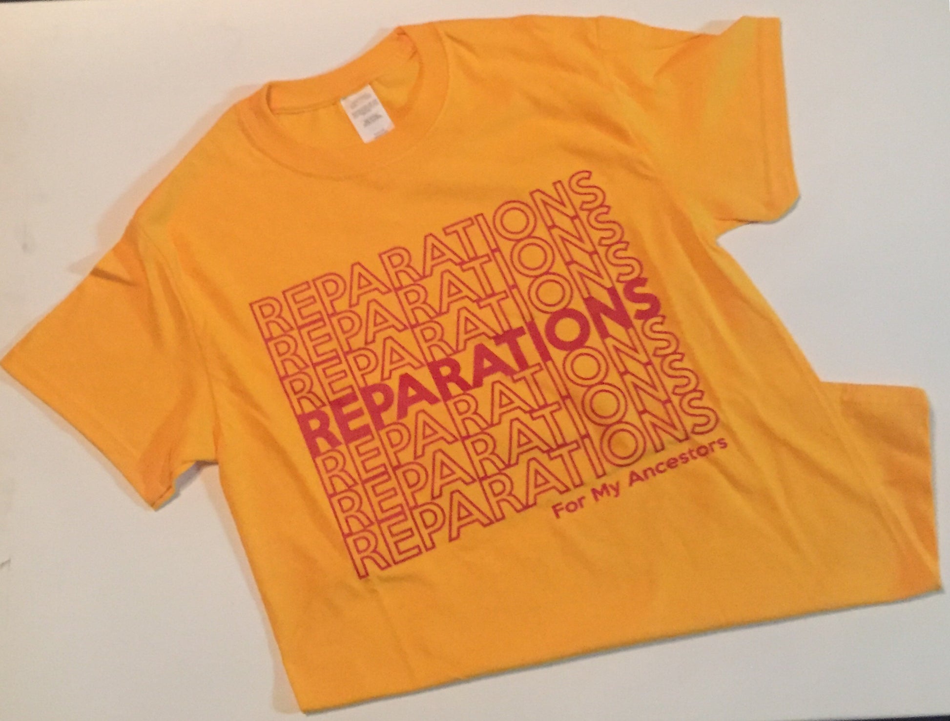 Reparations T-shirt - Black10.com