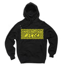 Checkered Unapologetically Black Hoodie - Black10.com