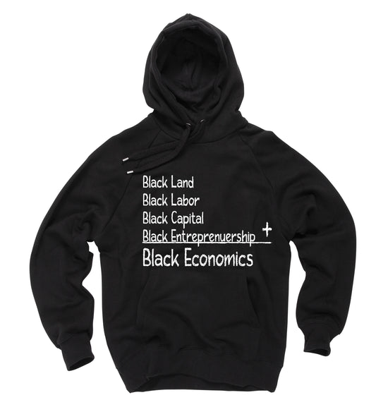 Black Economics Hoodie - Black10.com