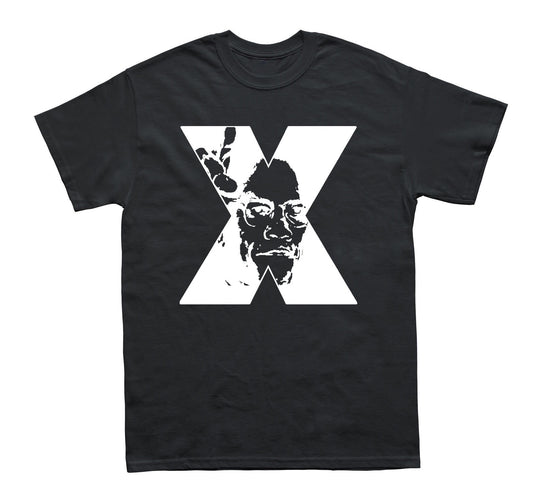 Malcom X T-shirt - Black10.com