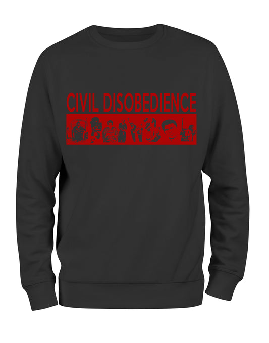 Civil Disobedience Sweatshirt - Black10.com