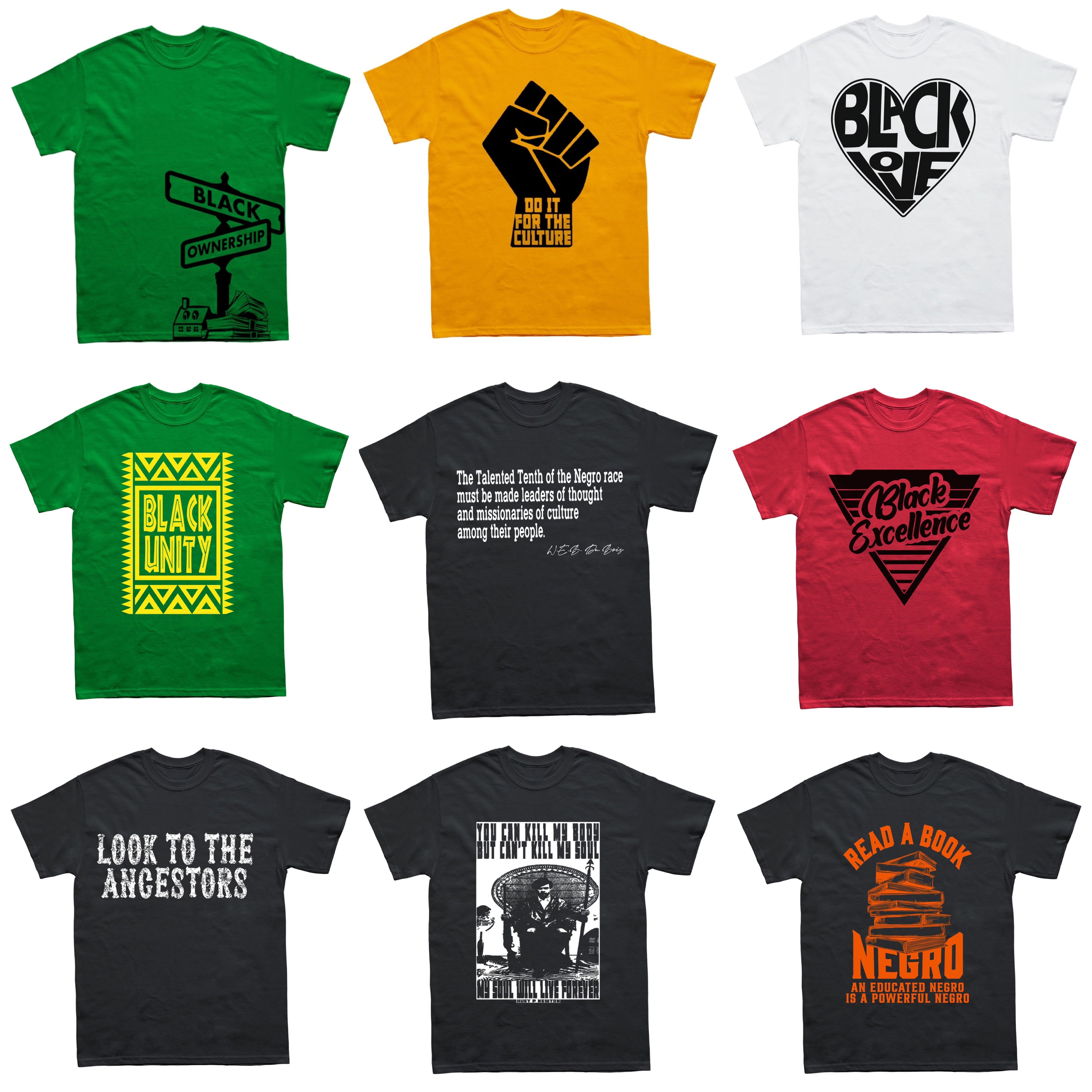 50 Black10 Shirts