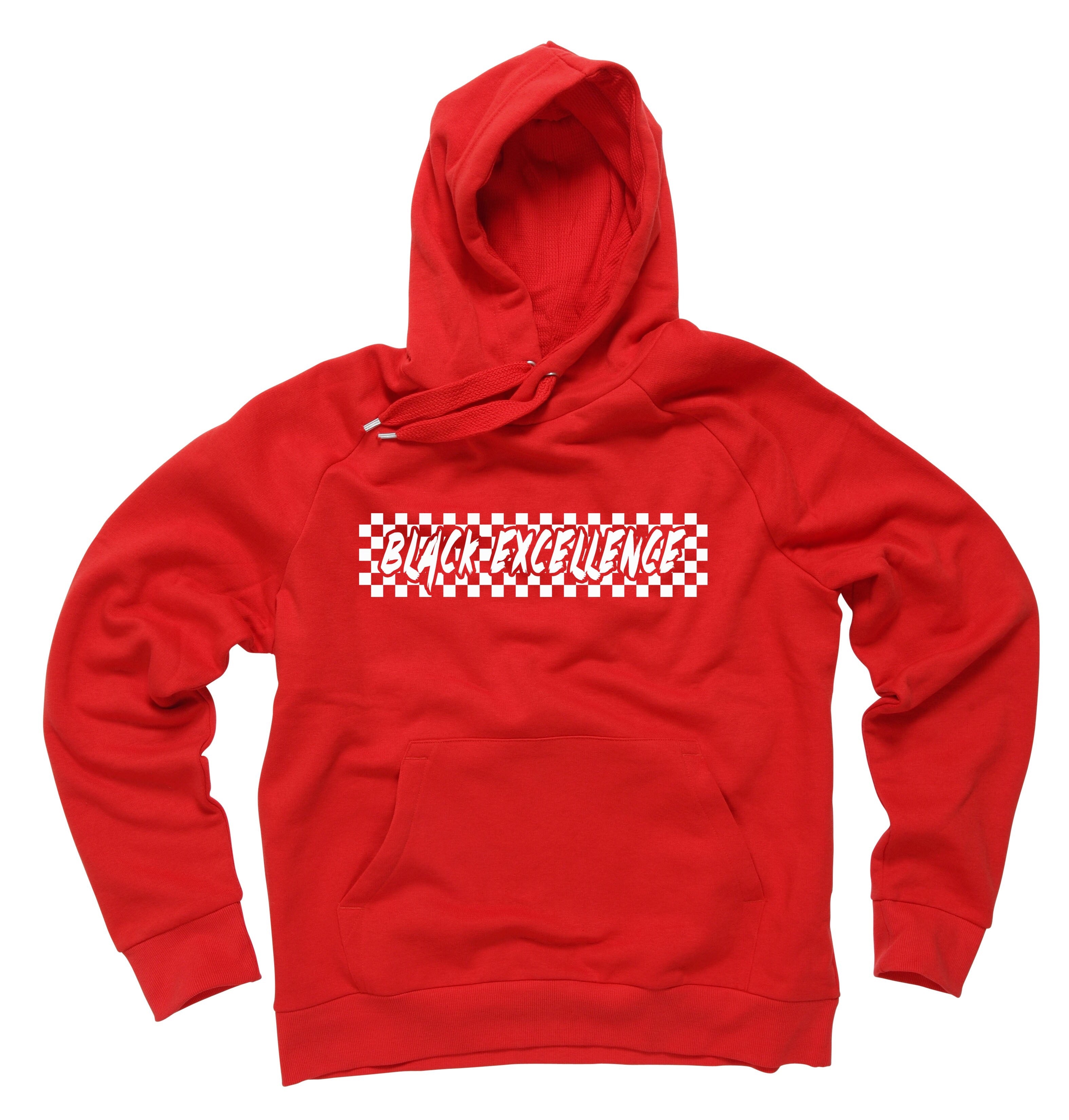 Checkered Black Excellence Hoodie - Black10.com