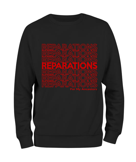 Reparations Sweatshirt - Black10.com